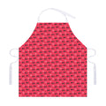 Valentine's Day XOXO Pattern Print Adjustable Apron