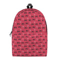 Valentine's Day XOXO Pattern Print School Backpack