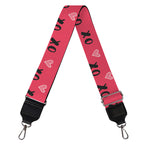 Valentine's Day XOXO Pattern Print Bag Strap