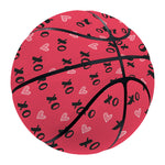 Valentine's Day XOXO Pattern Print Basketball