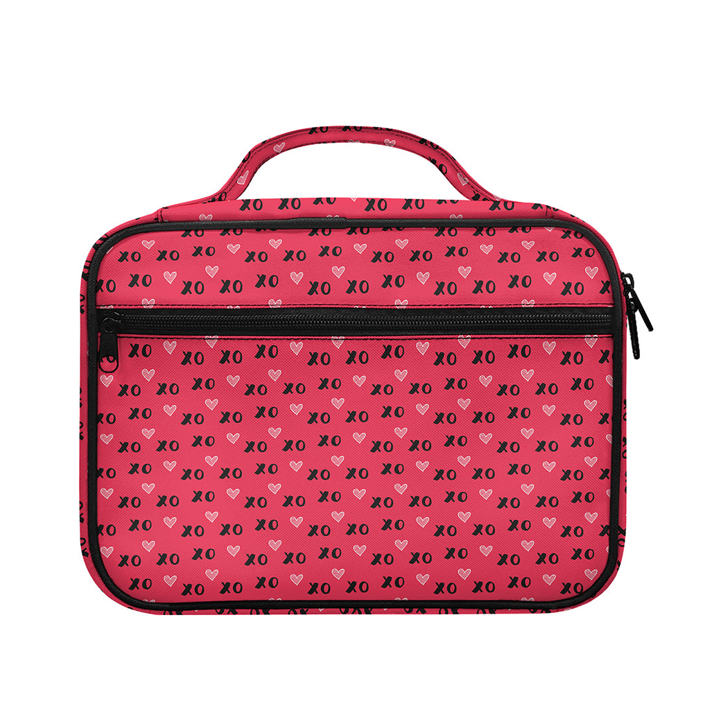 Valentine's Day XOXO Pattern Print Briefcase Bible Bag