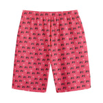 Valentine's Day XOXO Pattern Print Cotton Shorts