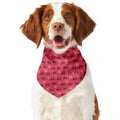 Valentine's Day XOXO Pattern Print Dog Bandana