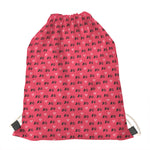 Valentine's Day XOXO Pattern Print Drawstring Bag