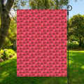 Valentine's Day XOXO Pattern Print Garden Flag