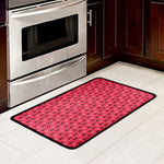 Valentine's Day XOXO Pattern Print Kitchen Mat