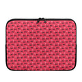 Valentine's Day XOXO Pattern Print Laptop Sleeve