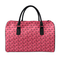 Valentine's Day XOXO Pattern Print Leather Duffel Bag