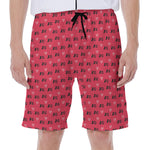 Valentine's Day XOXO Pattern Print Men's Beach Shorts