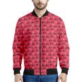 Valentine's Day XOXO Pattern Print Men's Bomber Jacket