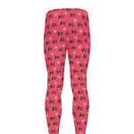 Valentine's Day XOXO Pattern Print Men's leggings