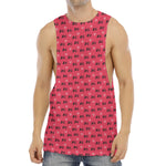 Valentine's Day XOXO Pattern Print Men's Muscle Tank Top
