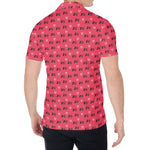 Valentine's Day XOXO Pattern Print Men's Shirt