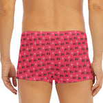 Valentine's Day XOXO Pattern Print Men's Short Boxer Briefs