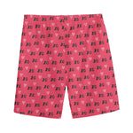 Valentine's Day XOXO Pattern Print Men's Sports Shorts