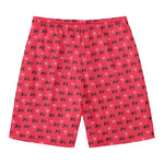 Valentine's Day XOXO Pattern Print Men's Swim Trunks