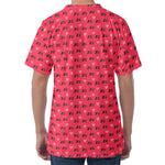 Valentine's Day XOXO Pattern Print Men's Velvet T-Shirt