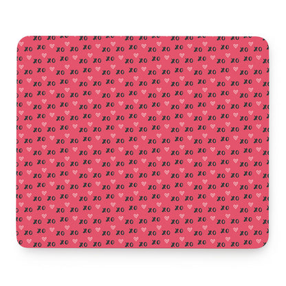 Valentine's Day XOXO Pattern Print Mouse Pad