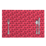 Valentine's Day XOXO Pattern Print Placemat