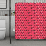 Valentine's Day XOXO Pattern Print Polyester Shower Curtain