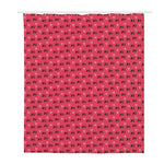 Valentine's Day XOXO Pattern Print Polyester Shower Curtain