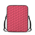 Valentine's Day XOXO Pattern Print Rectangular Crossbody Bag