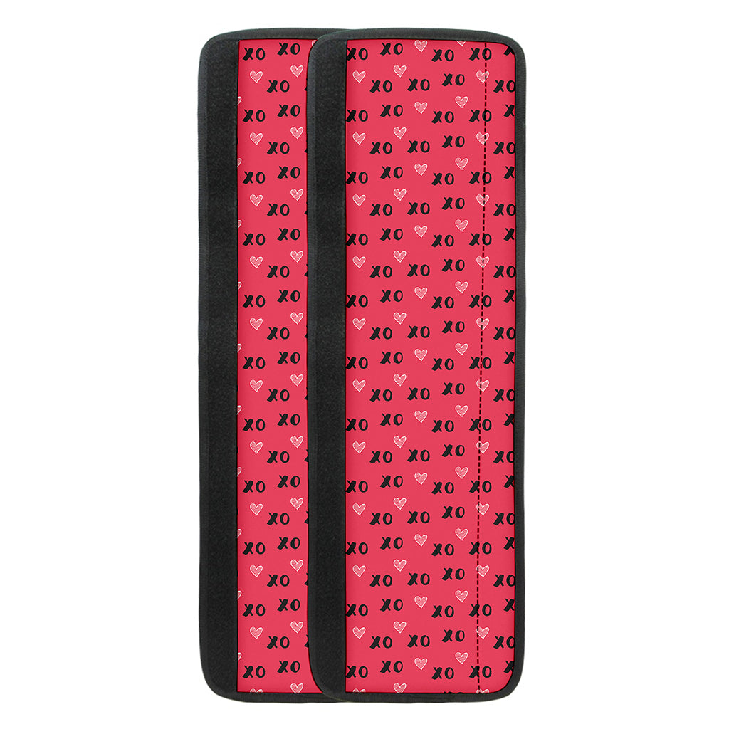 Valentine's Day XOXO Pattern Print Refrigerator Handle Covers