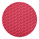 Valentine's Day XOXO Pattern Print Round Blanket