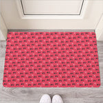 Valentine's Day XOXO Pattern Print Rubber Doormat