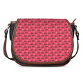 Valentine's Day XOXO Pattern Print Saddle Bag