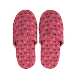 Valentine's Day XOXO Pattern Print Slippers