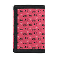 Valentine's Day XOXO Pattern Print Trifold Wallet