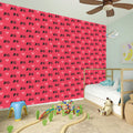 Valentine's Day XOXO Pattern Print Wall Sticker