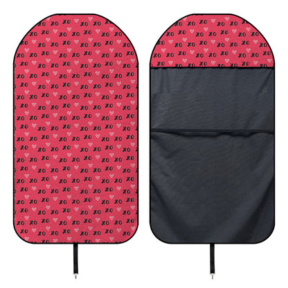 Valentine's Day XOXO Pattern Print Waterproof Car Seat Cover