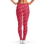 Valentine's Day XOXO Pattern Print Women's Leggings