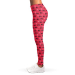 Valentine's Day XOXO Pattern Print Women's Leggings