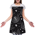 Vampire Coffin Pattern Print Adjustable Apron