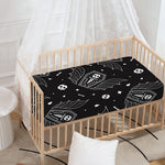 Vampire Coffin Pattern Print Baby Crib Sheet