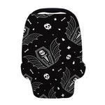 Vampire Coffin Pattern Print Baby Seat Cover