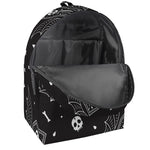 Vampire Coffin Pattern Print Backpack