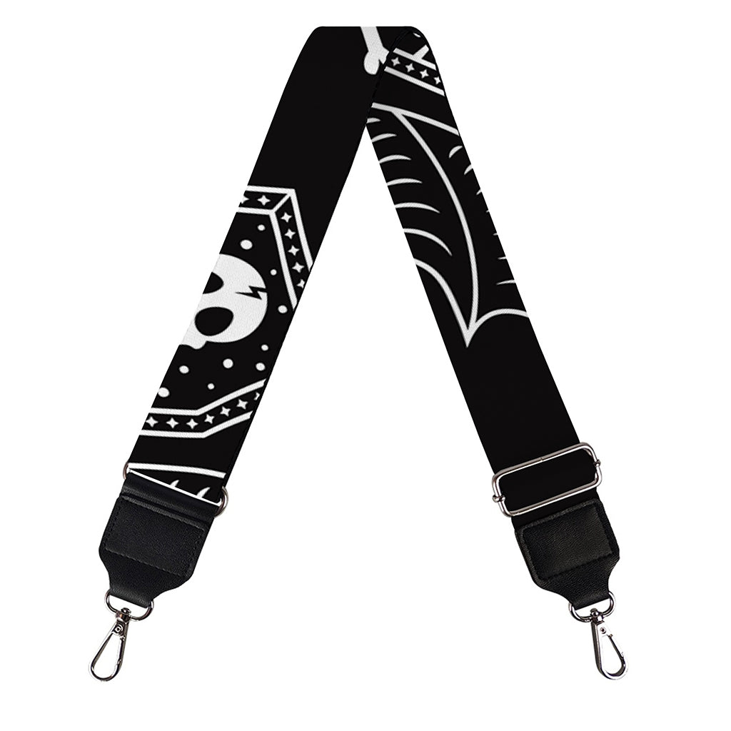 Vampire Coffin Pattern Print Bag Strap
