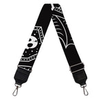 Vampire Coffin Pattern Print Bag Strap