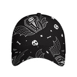 Vampire Coffin Pattern Print Baseball Cap