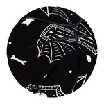 Vampire Coffin Pattern Print Basketball