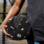 Vampire Coffin Pattern Print Basketball