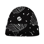 Vampire Coffin Pattern Print Beanie
