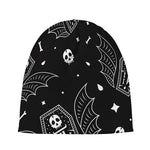 Vampire Coffin Pattern Print Beanie