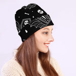 Vampire Coffin Pattern Print Beanie