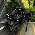 Vampire Coffin Pattern Print Car Side Mirror Covers