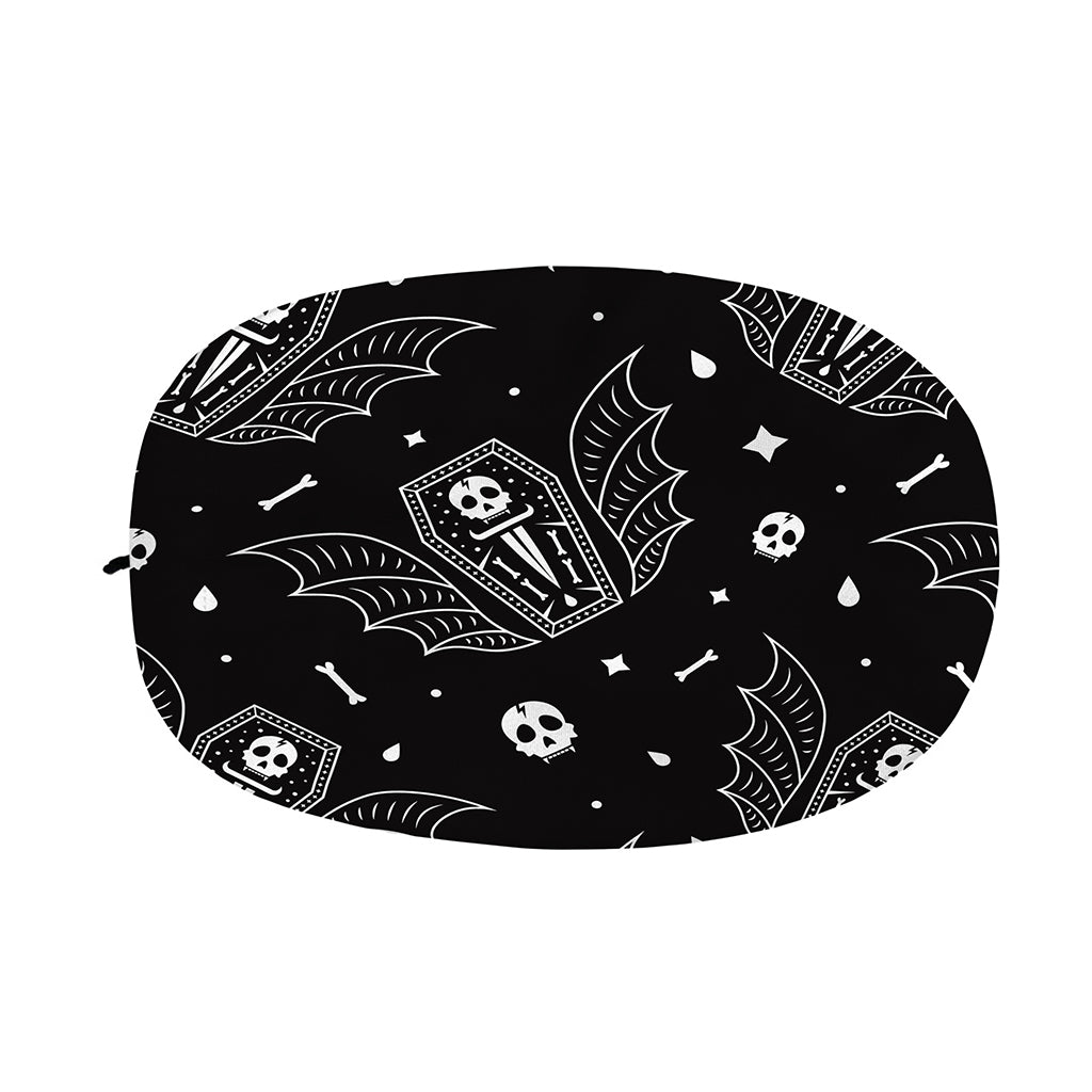 Vampire Coffin Pattern Print Car Side Mirror Covers